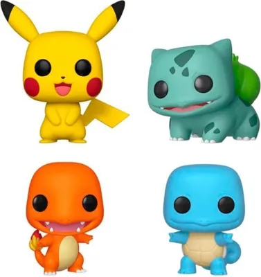 Produktbild von POP Set mit 4 Figuren Pokemon Starters Exclusive