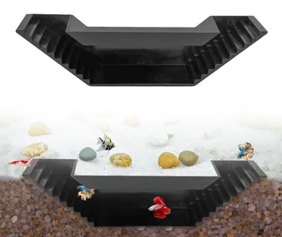 Obrázek produktu pro Podzemní tunel pro akvárium – úkryt pro ryby a krevetky, rozměry 21 x 5,5 x 4 cm