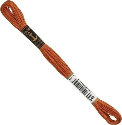 Zdjęcie produktu dla Anchor Stranded Bawełna 00349 8 m Przędza do haftu