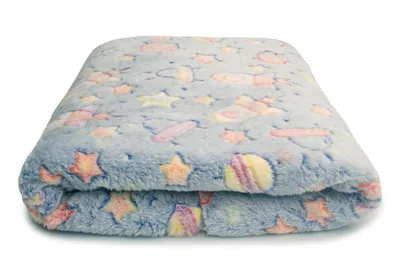 Immagine prodotto di Peluche Minky stampato su entrambi i lati, razzo colorato, 50 x 200 cm