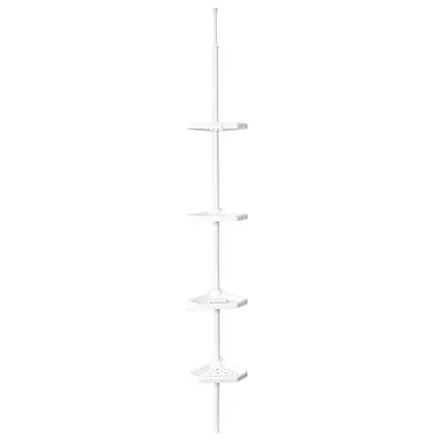 Produktbild von MSV 144920, Modulares Regal, Freistehend, Polypropylen (PP), Stahl, Weiß, Badezimmer, 240 mm