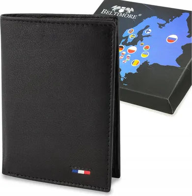Produktbild von Elegante klassische Herren-Geldbörse aus Leder mit RFID-Schutz D45
