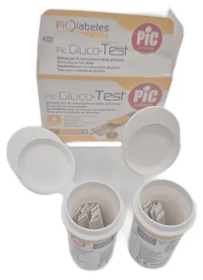 Immagine prodotto di Pic Solution Pic GlucoTest Strisce reattive per la misurazione della glicemia, 50 pezzi