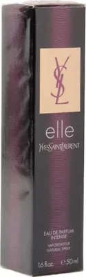A product box for Yves Saint Laurent Elle Intense Eau de Parfum.
