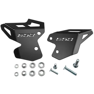 Produktbild von ZIEGER Fersenschoner Fersenschutz kompatibel mit Kawasaki Z650 / Ninja 650 schwarz