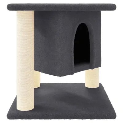 Immagine prodotto di vidaXL Graffiatoio in sisal grigio scuro 37 cm