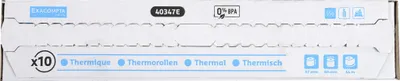 Produktbild von Exacompta 60x Thermorolle 1-lagig 55g/m2 57x44mx12 - Weiß - 40347E