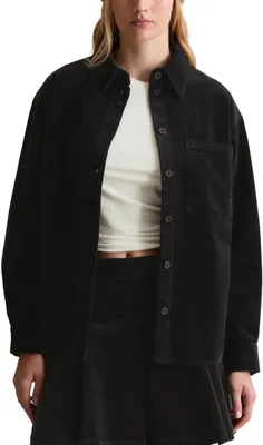 Produktbild von Marc OߴPolo Denim Damen Cordhemd mit Stretch-Anteil Relaxed Fit