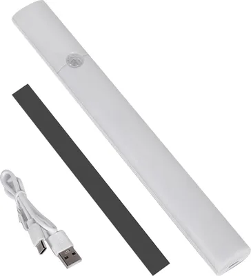 Obrázek produktu pro Magnetické LED noční světlo dobíjecí model ložnice tělo senzor světla skříňové lampy