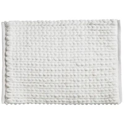 Obrázek produktu pro Pletená koupelnová předložka 50x75 bílá