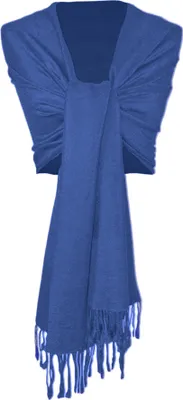 Produktbild von Halstuch aus Viscose - Stola Schal 185 x 70 cm | Jeansblau