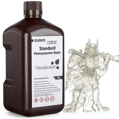 Produktbild von ELEGOO Standard Resin 2KG, Transparent