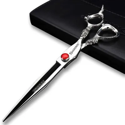 Produktbild von Professionelle Friseurschere 7.5 Zoll Drachenschere Gold 440c Edelstahl