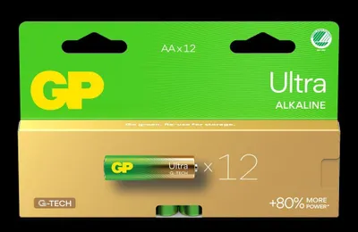 Zdjęcie produktu dla Bateria ultraalkaliczna GP AA, 15AU/LR6, 12 sztuk
