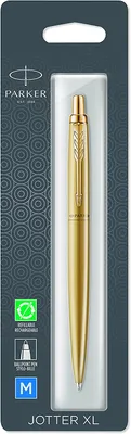 Produktbild von PARKER Kugelschreiber Jotter XL Monochr. Prem. Glbgld bl. M Blister