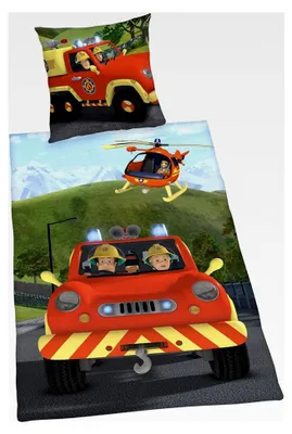 Produktbild von Bettwäsche-Set mit Wendemotiv, Bettbezug 140 x 200 cm, Kopfkissenbezug 70 x 90 cm, Flanell/Biber