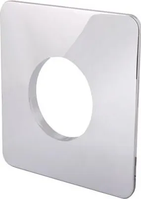 Obrázek produktu pro JS Krycí růžice 140 x 140 mm, KS chromovaná - typ AR-CR, včetně 2 distančních kroužků