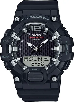 Immagine prodotto di Orologio da uomo Casio ILLUMINATOR Black (Ø 53 mm)