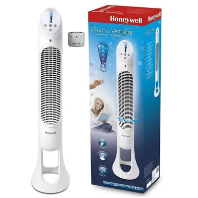 Obrázek produktu pro Honeywell HYF260E4, Vertikální domácí ventilátor, Bílá, Podlaha, 48 dB, 186,89 m³/h, 80°