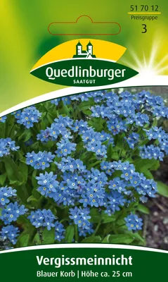 Produktbild von Vergissmeinnicht Blauer Korb | Vergissmeinnichtsamen von Quedlinburger