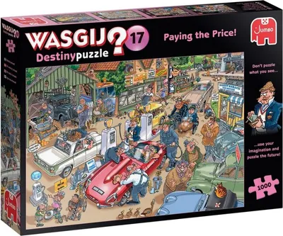 Produktbild von Jumbo Puzzle 1000 Wasgij Destiny Paying The Price 12+ Yearbeschädigt