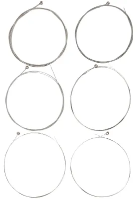 Immagine prodotto di 6 pezzi corde per chitarra resistenti in lega avvolte Accessori per strumenti musicali Corde di ricambio per strumenti elettrici