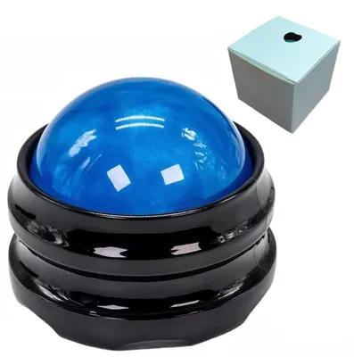 Produktbild von Massageball Handmassageball Massagekugel - Hartgummi - Blau - Für Rücken und Nacken