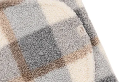 Produktbild von Einschlagdecke für Babyschale Bunny Check - Boucle