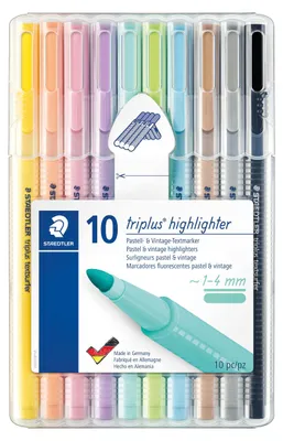 Image de STAEDTLER® 362 CSB10 Surligneur triplus textsur, boîte de 10