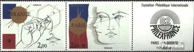 Produktbild von Briefmarken Frankreich 1981 Mi 2262-2263 Dreierstreifen (kompl.Ausg.) postfrisch PHILEXFRANCE