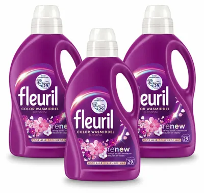 Produktbild von 3 x Fleuril Color Blossom Flüssigwaschmittel - 1,305 L - Vorteilspackung - 3 Stücke