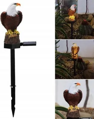 Obrázok produktu pre lED solárne svetlo dekoratívne orol 42 cm/50 2953