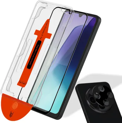 Obrázok produktu pre 1-balenie Xiaomi Redmi 14C Ochranné sklo na displej & 1-balenie ochrana objektívu - Tvrdené sklo | [Automatická inštalácia] - Bez bublín