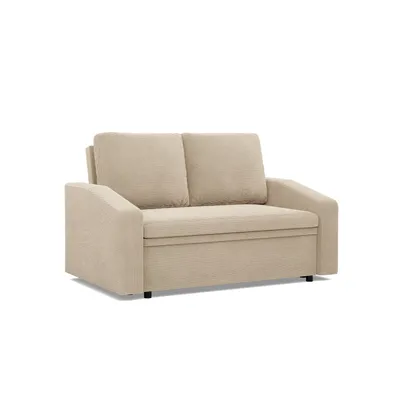 Produktbild von Sofa mit Schlaffunktion NEO, Wohnzimmer Sofa 2-Sitzer 148x87cm, Cord, Beige
