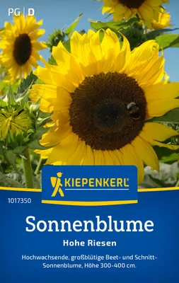 Produktbild von Kiepenkerl Sonnenblumensamen Hohe Riesen Helianthus annuus 15 Pflanzen