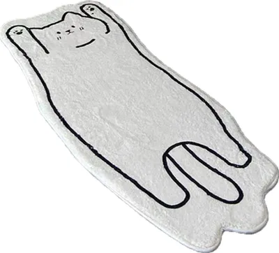 Produktbild von Badteppich rutschfeste,Weiche Badezimmerteppich Wasserabsorbierend Badematte maschinenwaschbar Badvorleger(Stretch Kitten,40*60)