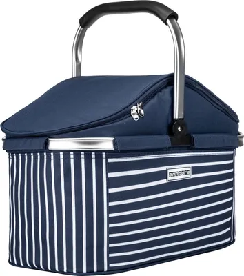 Produktbild von Kühlkorb 25 Liter Blau Weiß - Navy