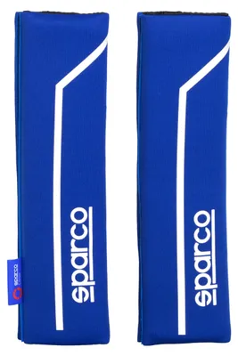 Productafbeelding van SPARCO SPC1200 Kussen voor veiligheidsgordel, blauw/wit