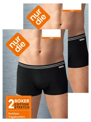 Produktbild von NUR DIE Herren Boxer Baumwolle Stretch 4-Pack assorted1 - Größe L