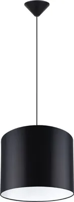 Produktbild von Hängeleuchte NOVA 30 schwarz 1xE27 15W Stoff/PVC 88x30x30cm Sollux Lighting