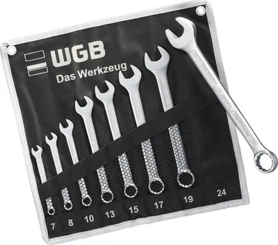 Produktbild von Ringmaulschlüssel-Satz WGB 8-tlg in Rolltasche