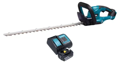 Image de Makita DUH 607 SG Taille-haie sans fil 18 V 60 cm + 1x batterie 6,0 Ah + chargeur
