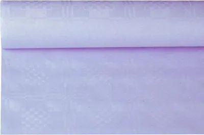 Produktbild von Papstar Papiertischtuch mit Damastprägung 8 m x 1,2 m flieder, 6 x 1 Rolle