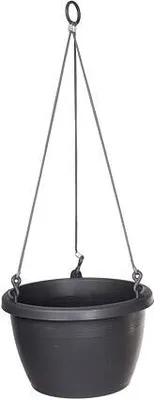 Zdjęcie produktu dla Doniczka wisząca Marina antracyt średnica 30 cm