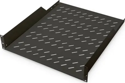 Produktbild von Digitus Fachboden zum Festeinbau in 483 mm (19")-Schränke, Schwarz