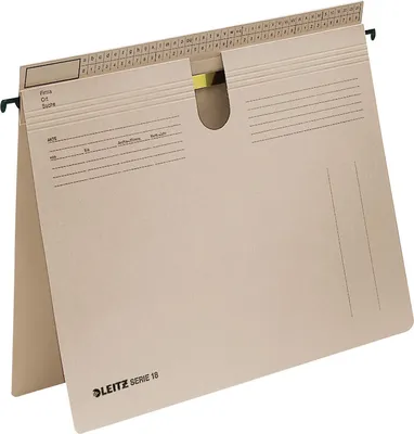 Produktbild von Leitz Hängehefter SERIE 18 18140085 A4 Manilakarton grau 50 St./Pack.