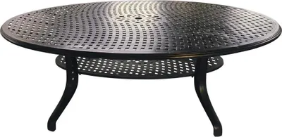 Produktbild von Lesli Living Tisch "King`s Cross" oval schwarz