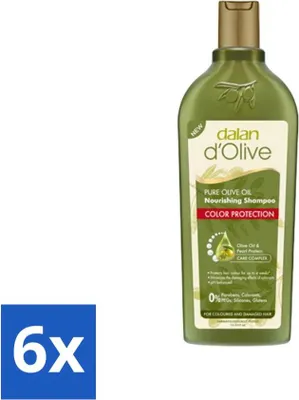 Produktbild von Dalan d'Olive - Shampoo - Farbschutz - Für geschädigtes Haar - 400 ml - Vorteilspack - 6 Stücke