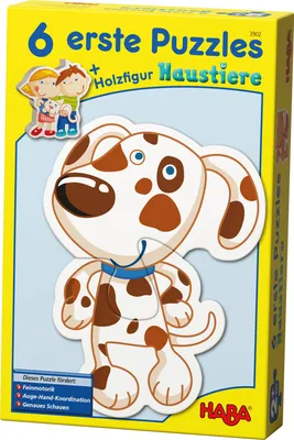 Produktbild von 6 erste Puzzles - Haustiere
