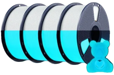 Image de Filament pour imprimante 3D, matériau PETG, phosphorescent, lumineux WBL
